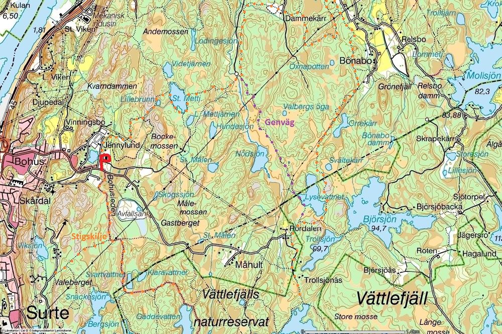 Vättlefjällsleden Karta | Karta