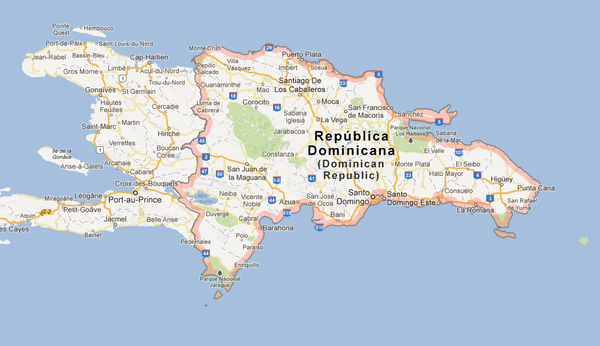 Karta över Dominikanska Republiken | Karta