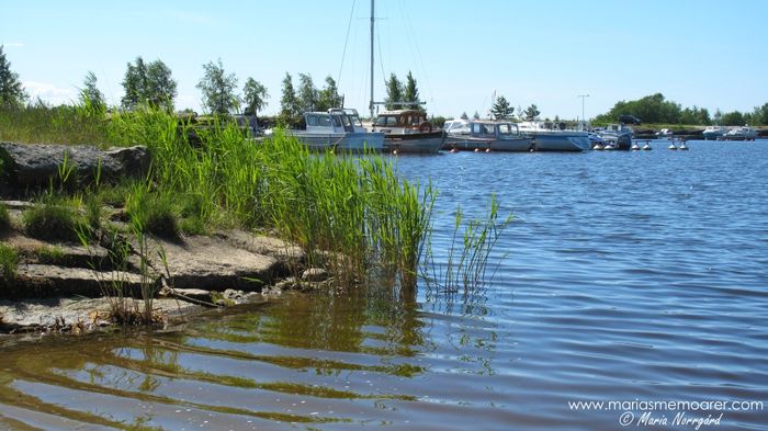 Båthamnen vid Andra sjön i Nykarleby