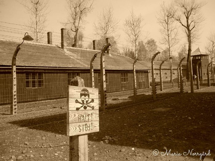 Auschwitz konsentrasjonsleir / koncentrationsläger eller förintelseläger
