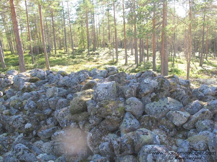 Forntida gravar i Bäckishällorna, Kimo, Oravais, Österbotten, Finland