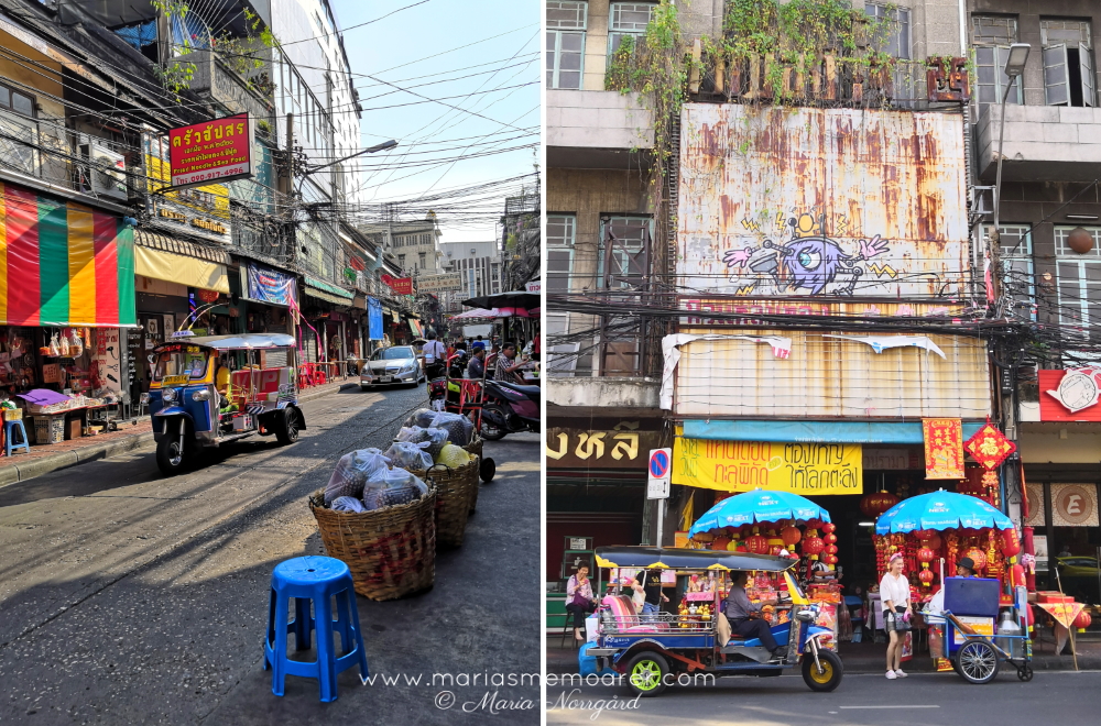 besöksvärda stadsdelar i Bangkok - färgglada China Town
