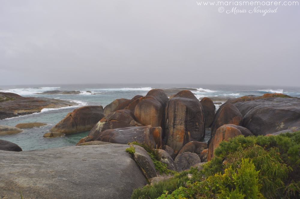 Sightseeing sevärt i Denmark Western Australia - strand beach Elephant Rocks