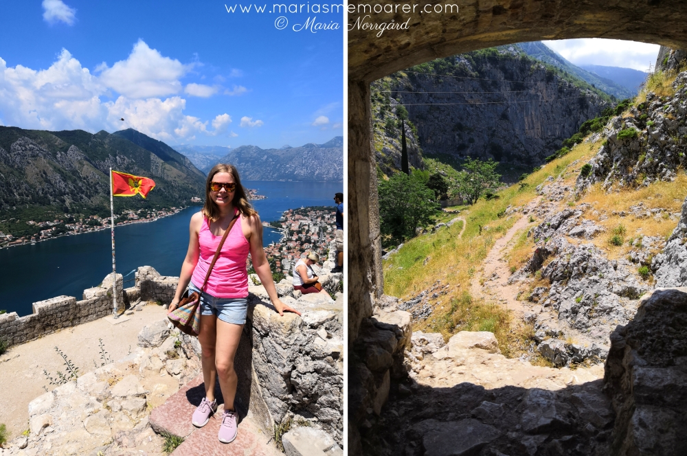 the top of Kotor Fortress walk / the path to St John from Kotor Fortress