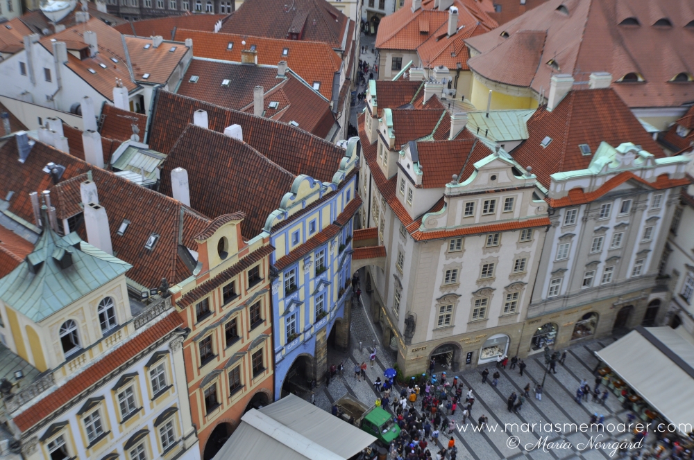 fotoutmaning - uppifrån - Prag utsiktsplats Tjeckien