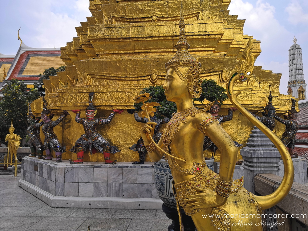 allt som glänser är guld i Grand Palace, Bangkok