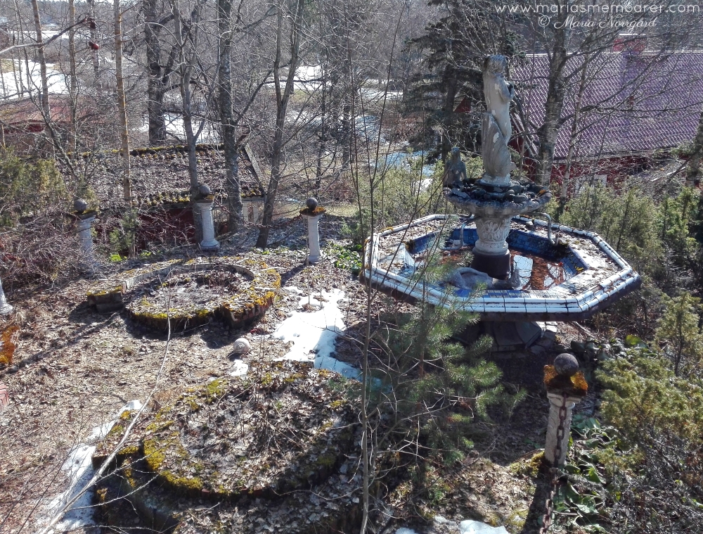 Österbottens mysterier: gammal fontän gömd i Ehrsparken vid Grannasberget
