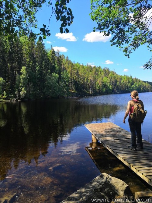 finlandssvensk resebloggare vandrar i Finland - Helvetinjärvi nationalpark