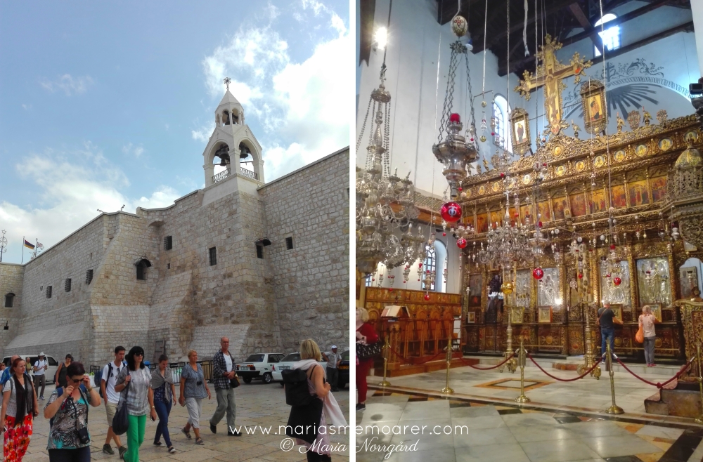 religiös turism i Betlehem - Födelsekyrkan, platsen där Jesus föddes