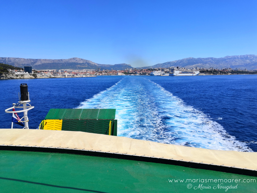 Jadrolinija färja över till Solta utanför Split