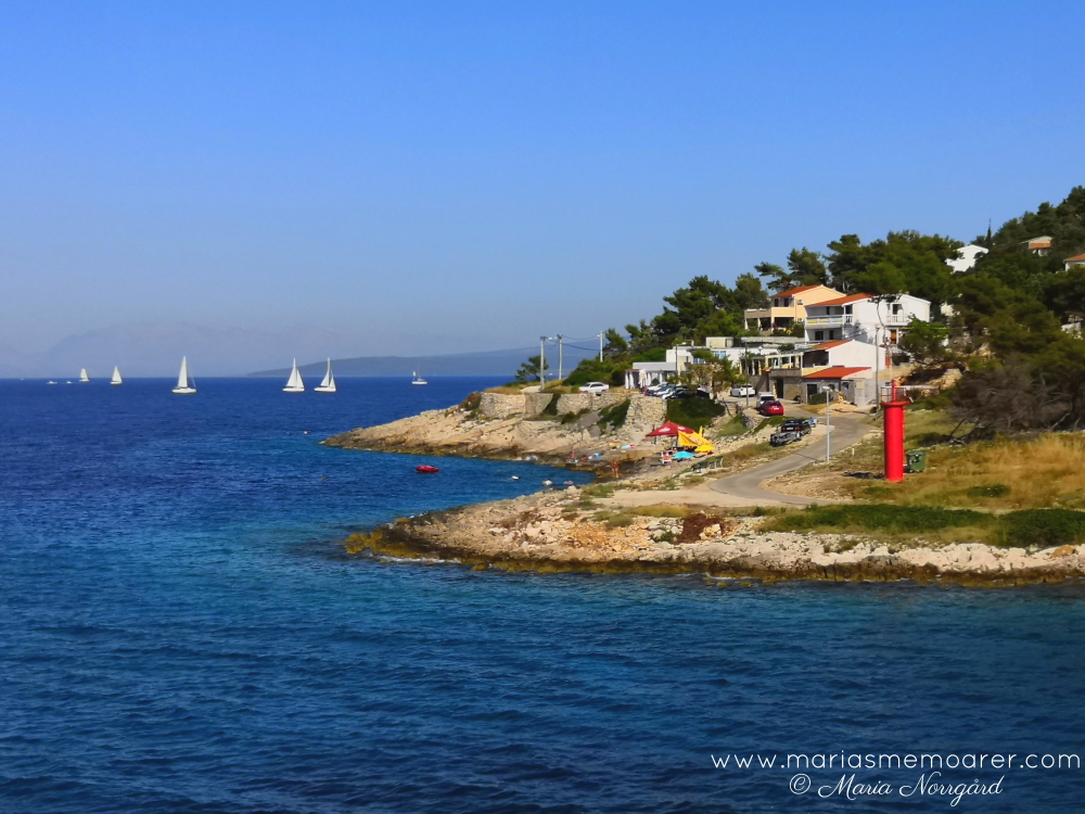 solta, ö utanför Split, Kroatien