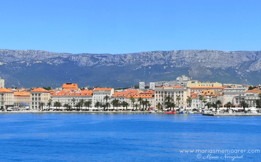 view over Split Croatia - vy över Split, Kroatien