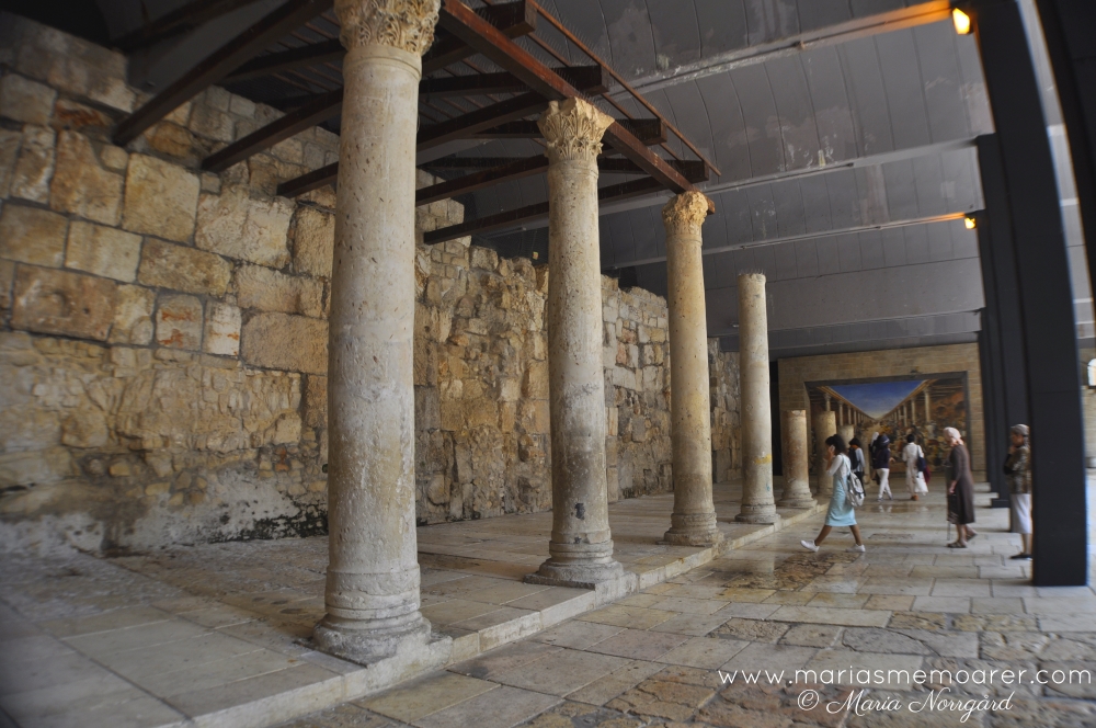 Cardo ruins in old Jerusalem / cardo ruiner från romerska tiden