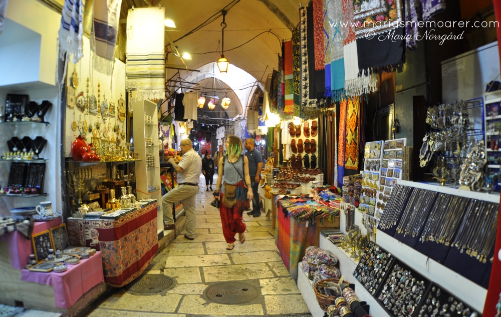 mellanöstern, färgglad marknad i Jerusalem