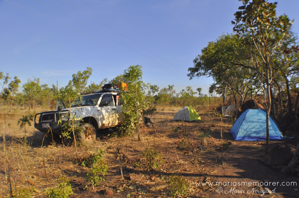 roadtrip och fricamping i bushen - Northern Territory, Australien