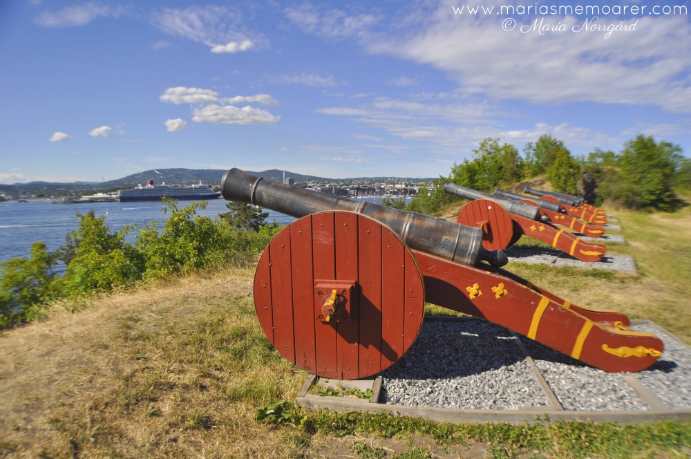 kanoner på Hovedøya i Oslo
