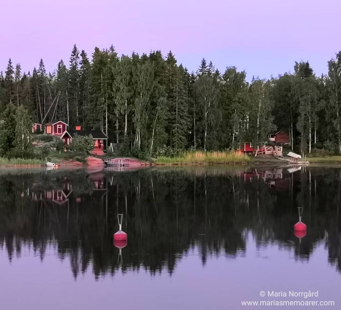 sommarösund midsommarnatt i Kvarkens skärgård Finland