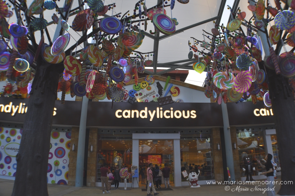 Candylicious sweet shop on Sentosa Island, Singapore / Candylicious godisaffär i Singapore