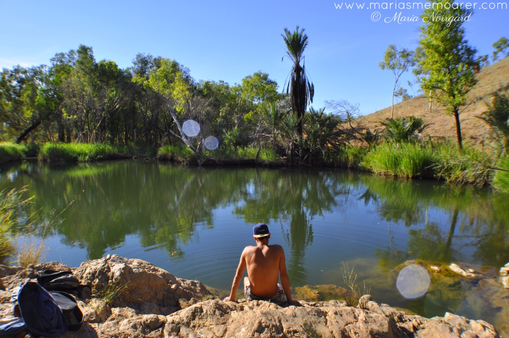 badplatser i Kimberley, Western Australia i norra Australien - Palm Springs