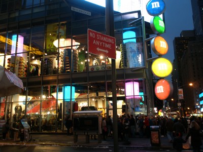 The M&M store!