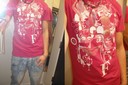 T-shirt rosa 98:-