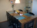 Nya köksbordet och rosorna jag gav till Patrik här om dagen =)