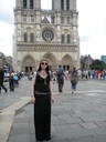 Jag utanför Notre Dame