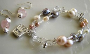 Armband & örhängen från Pearls for Girls