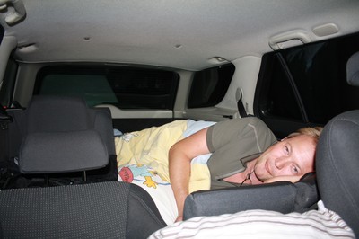 Sleeping in my car