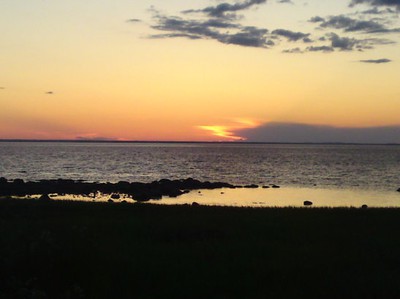 Solnedgången på Öland