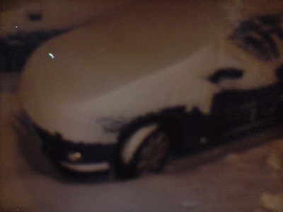 Snö på bilen