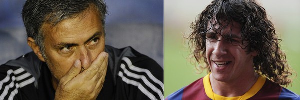 Jose Mourinho & Carles Puyol