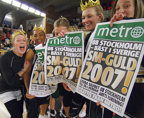 Basket Guldet till 08 Stockholm