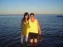 Mamma och jag i havet :)