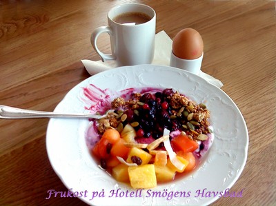 Hotell frukosten på Smögens Havsbad