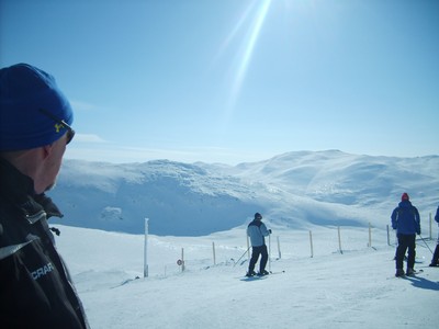 bild från då vi va i hemavan å åkte slalom i fjol ;)