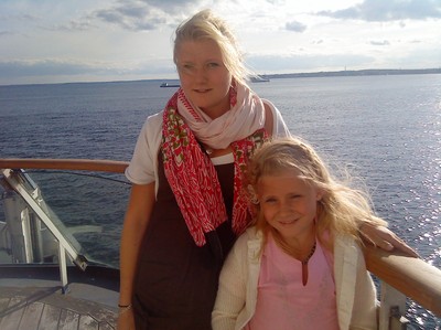 jag & syster igår på båten ;) <3