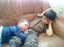 Söta när det sover  Theo och Benjamin