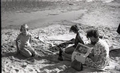 Iris, Evelyn, Signe på stranden