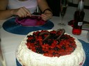 Annas tårta som hon gjort själv! såg ut som en köpt:) jätte god!