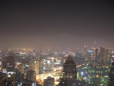 Så här ser Bangkok ut från 59:e våningen