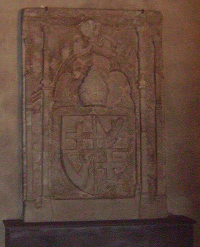Magnus II Tavasts gravsten i Helga Lekamens kor (Tavastkoret) i Åbo domkyrka.