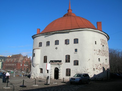 Runda tornet i Viborg. Bild från Wikimedia Commons.