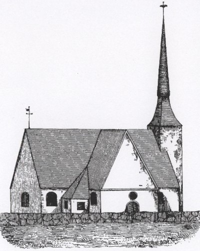 Vörå kyrka 1869.