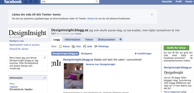 Designinsight på facebook