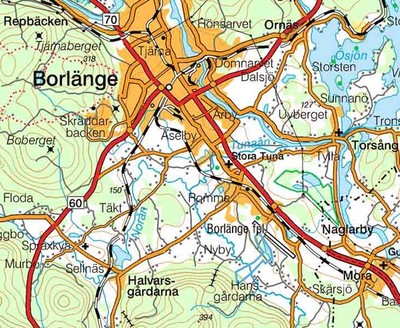 Karta över Borlänge – Karta 2020