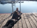 fotosession i Läjets båthamn