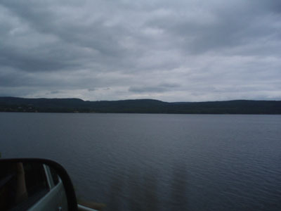 Blå Lagårn och sjön Racken Gunnarskog