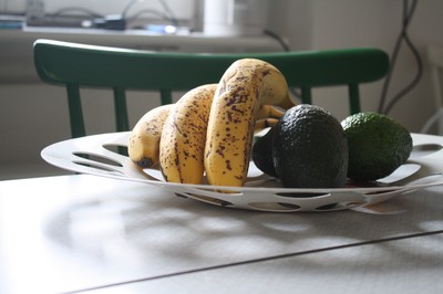 Bananerna skall vara prickiga och avokado är ett utmärkt mellanmål.