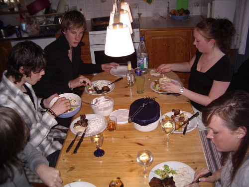 Valborgsmiddag 2007.